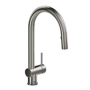 RIOBEL Azure Pulldown Kitchen Faucet - Stainless Steel