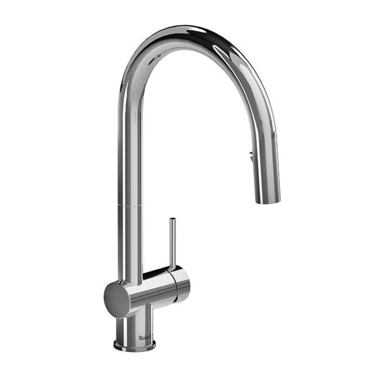 RIOBEL Robinet de cuisine rétractable Azure - Chrome