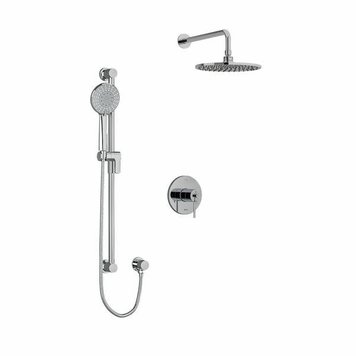 RIOBEL Finition de douche 2 voies coaxial type t/p premium chrome
