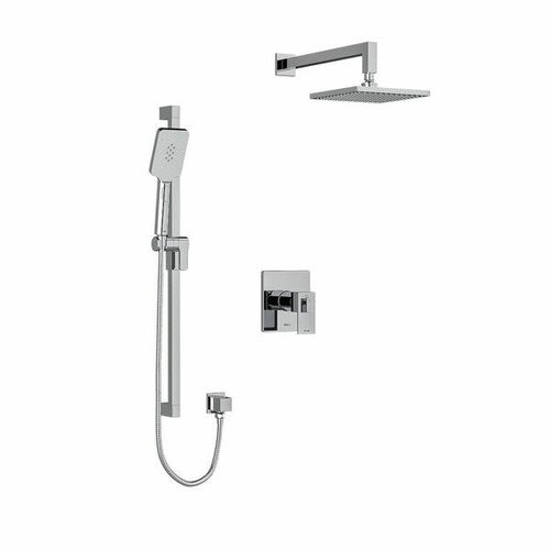 RIOBEL FINITION KIT DE DOUCHE KUBIC 2 VOIES CHROME RIOBEL FINITION KIT DE DOUCHE KUBIC 2 VOIES CHROME