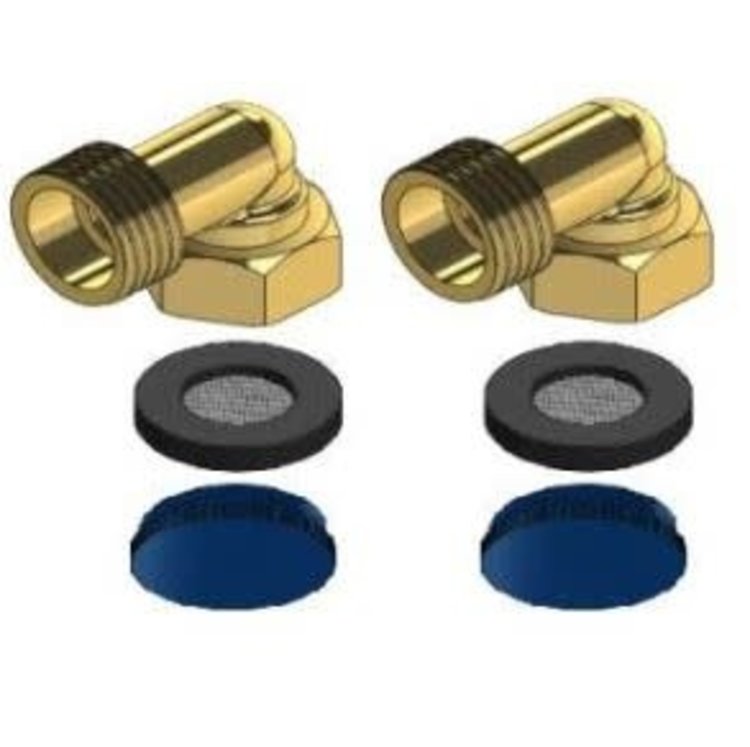 TENZO PRO Ensemble de 2 coude de raccordement pour colonne