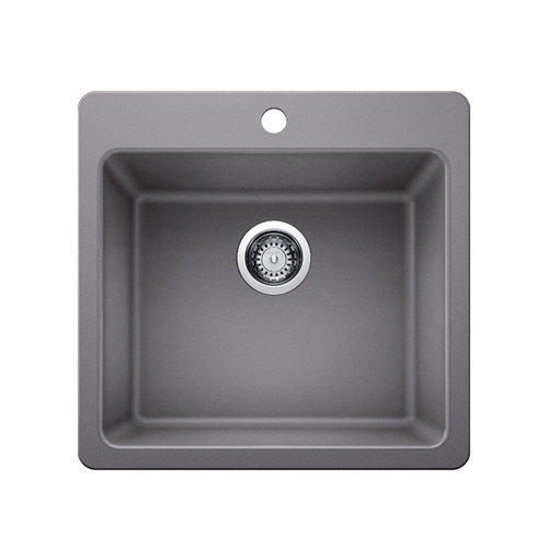 LUXART EVIER SILGRANIT SIMPLE 21-1/4 x 21-1/2 SUR/SOUS PLAN ARGENT LUXART EVIER SILGRANIT SIMPLE 21-1/4 x 21-1/2 SUR/SOUS PLAN ARGENT