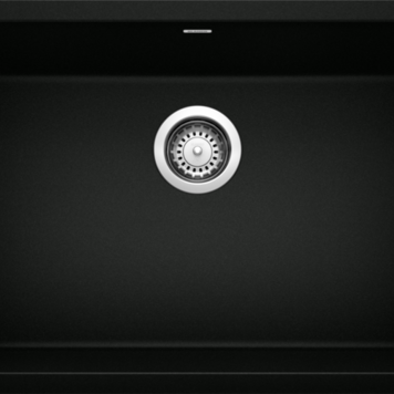 BLANCO EVIER GRANITE PRECIS 27 U SINGLE NOIR CHARBON