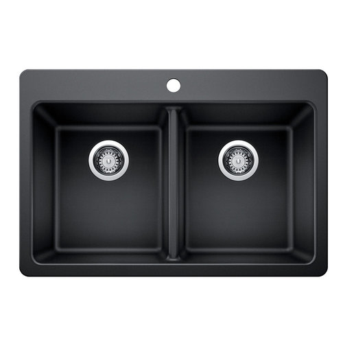 LUXART EVIER GRANITE SUR OU SOUS PLAN 30 X 20 CUVE DOUBLE NOIR LUXART EVIER GRANITE SUR OU SOUS PLAN 30 X 20 CUVE DOUBLE NOIR