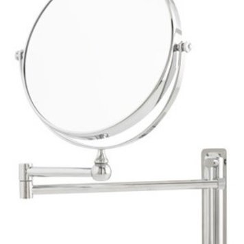 DANIELLE Miroir mural chrome pivotant 10x