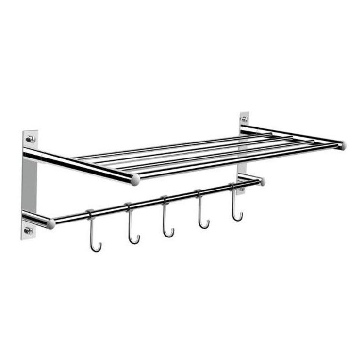 LIGANO ETAGERE AVEC CROCHETS CHR