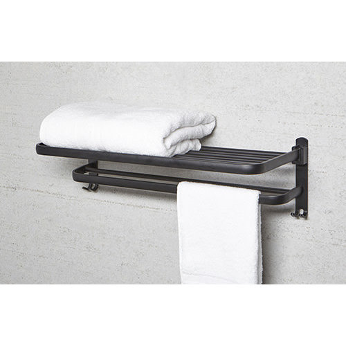 MODA AT HOME d-TABLETTE MIKKEL AVEC PORTE SERVIETTE MURAL NOIR MAT MODA AT HOME d-TABLETTE MIKKEL AVEC PORTE SERVIETTE MURAL NOIR MAT