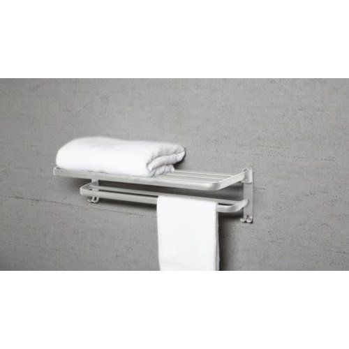 MODA AT HOME TABLETTE MIKKEL AVEC PORTE SERVIETTE MURAL ARGENT MAT MODA AT HOME TABLETTE MIKKEL AVEC PORTE SERVIETTE MURAL ARGENT MAT