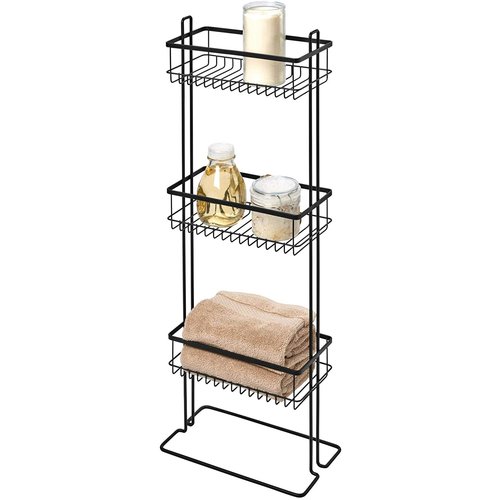 INTERDESIGN RANGEMENT SUR PIED EVERETT 3 PANIERS NOIR MAT INTERDESIGN RANGEMENT SUR PIED EVERETT 3 PANIERS NOIR MAT