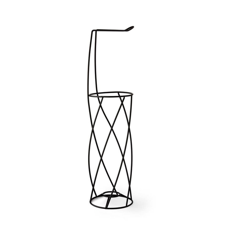 BETTER LIVING PORTE PAPIER TWIST AVEC RESERVE NOIR MAT