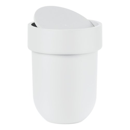 UMBRA POUBELLE TOUCH BLANCHE AVEC COUVERCLE UMBRA POUBELLE TOUCH BLANCHE AVEC COUVERCLE