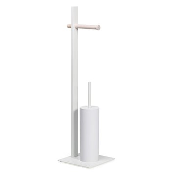 TORRE & TAGUS D- Porte papier toilette bergson metal blanc