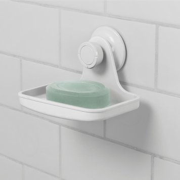 UMBRA Discontinué - Porte savon flex gel-lock blanc