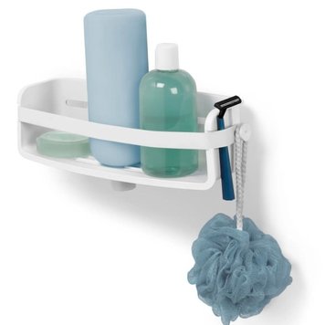 UMBRA PANIER SIMPLE FLEX A VENTOUSE BLANC