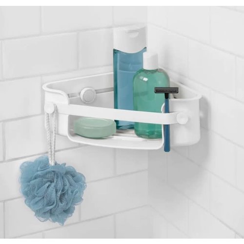 UMBRA PANIER EN COIN FLEX A VENTOUSE BLANC UMBRA PANIER EN COIN FLEX A VENTOUSE BLANC