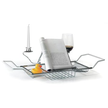 HARMAN Pont de bain ajustable chrome et blanc