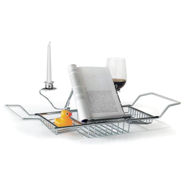 HARMAN Pont de bain ajustable chrome et blanc