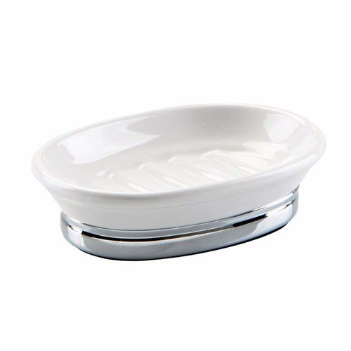 INTERDESIGN PORTE SAVON, YORK, BLANC/CHROME INTERDESIGN PORTE SAVON, YORK, BLANC/CHROME