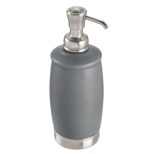 INTERDESIGN POMPE A SAVON YORK GRIS/NICKEL INTERDESIGN POMPE A SAVON YORK GRIS/NICKEL