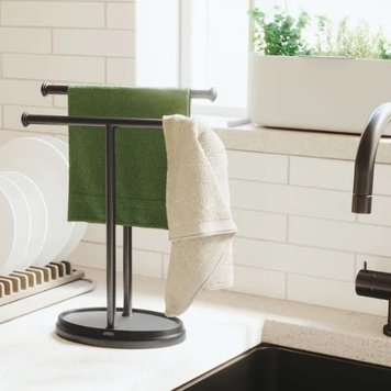 UMBRA Porte serviette de vanitÃ© palm noir