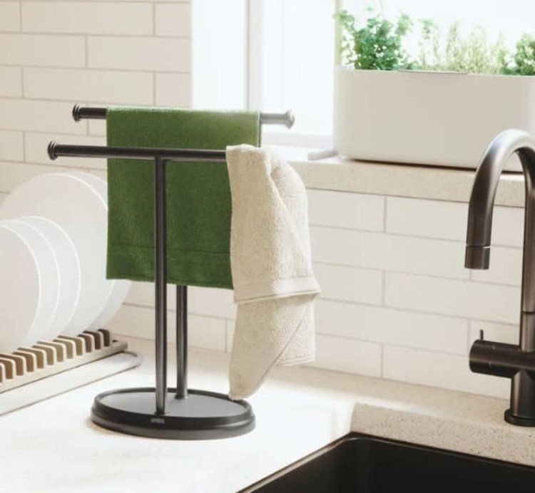 UMBRA PORTE SERVIETTE DE VANITÉ PALM NOIR