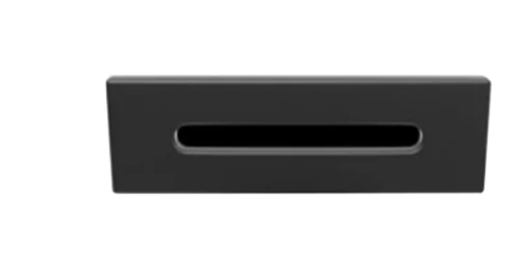 NEPTUNE TROP PLEIN LINEAIRE DE BAIN  FINITION NOIR MAT