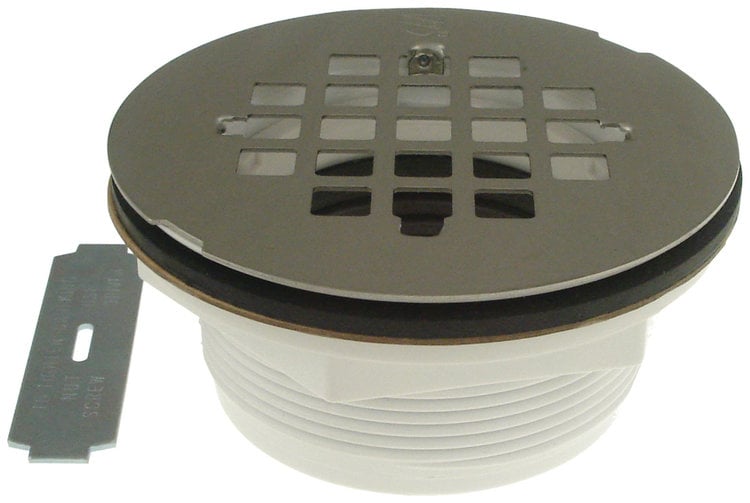 PLOMBSOURCE Drain de douche rond ABS 2po chrome