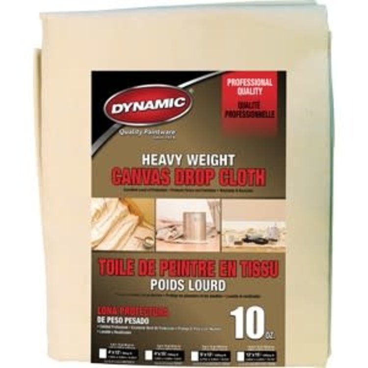DYNAMIC Toile de peintre 4 '  x  12 '