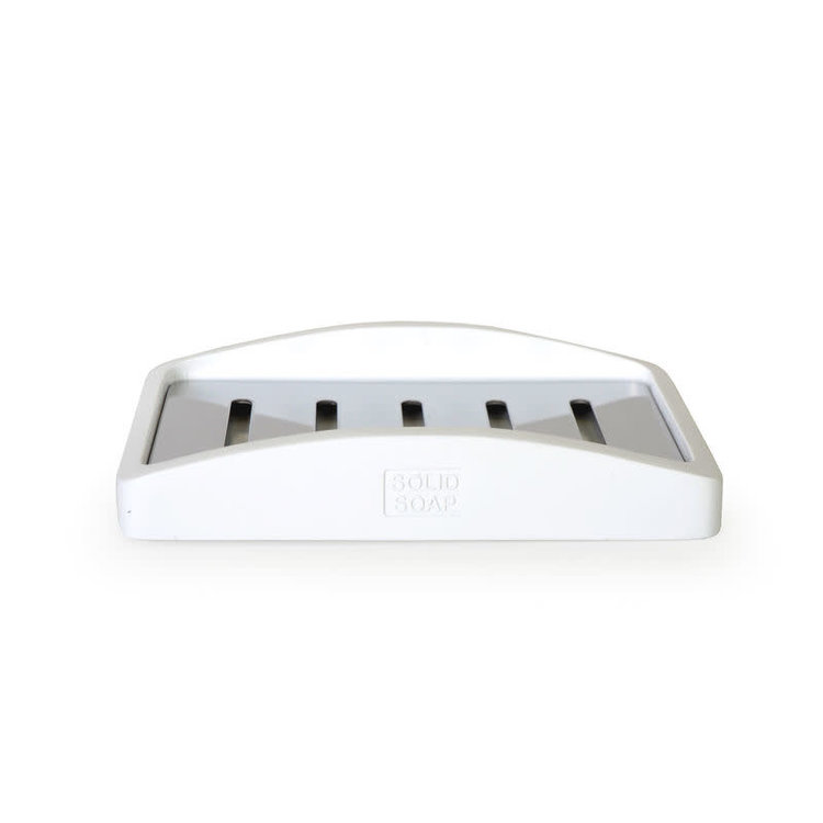 MODA AT HOME Discontinué - Porte savon resine everley uni blanc