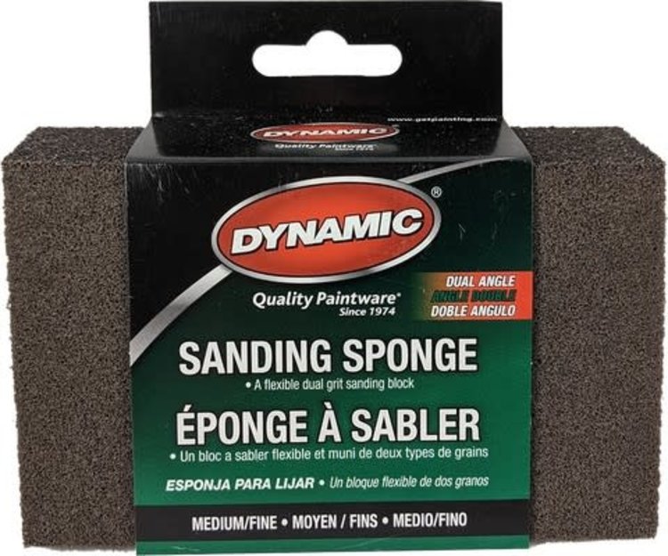 DYNAMIC EPONGE A SABLER PETIT FORMAT ANGLE MEDIUM/FIN
