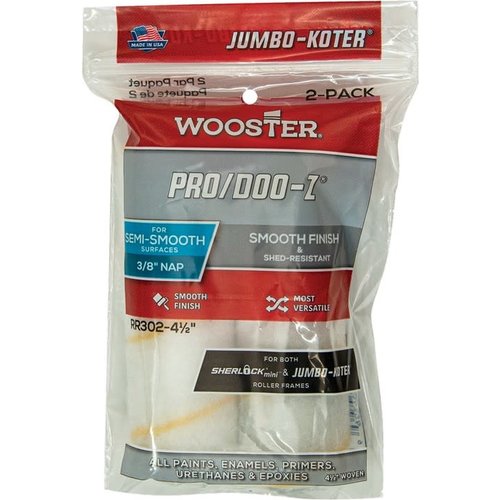 DYNAMIC MINI ROULEAU WOOSTER TISSE 10MM PK 2 DYNAMIC MINI ROULEAU WOOSTER TISSE 10MM PK 2