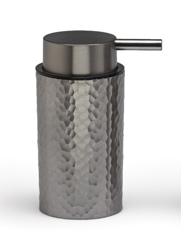 MODA AT HOME Pompe hammered acrylique charcoal satin