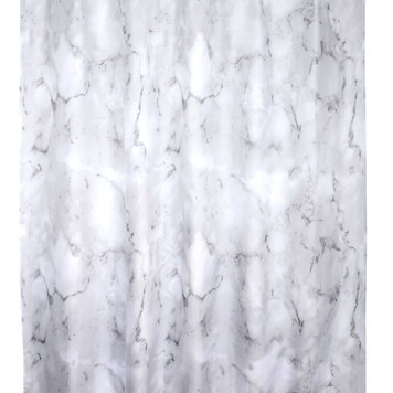 MODA AT HOME Discontinué - rideau de douche marble wash 71 x 71po