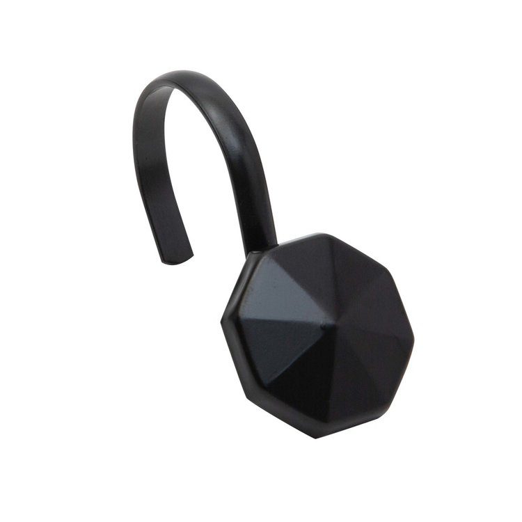 MODA AT HOME CROCHET POUR RIDEAU ALTA HEXAGONE NOIR MAT