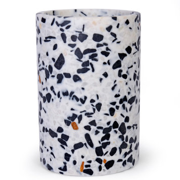 MODA AT HOME Verre bianco terrazo blanc/noir/rose