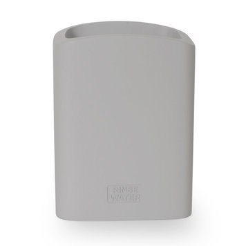 MODA AT HOME Discontinué - Verre resine everley uni gris pale