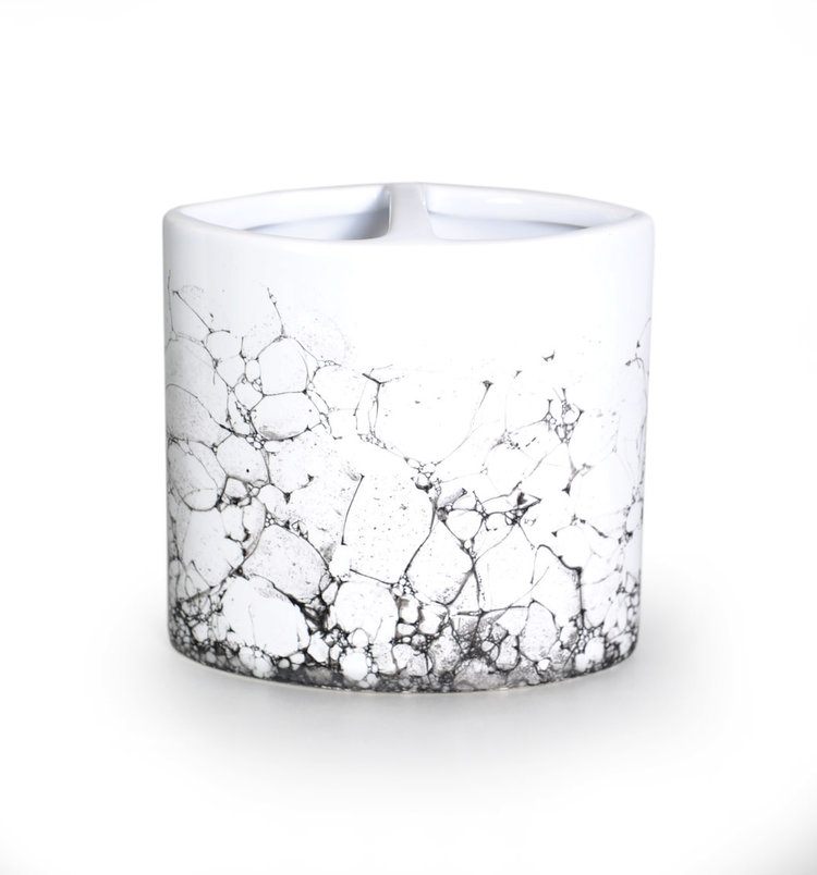 MODA AT HOME PORTE BROSSE DENT WATERCOLOUR BLANC/NOIR