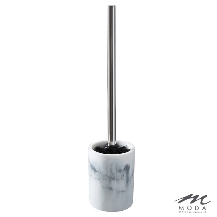 MODA AT HOME Brosse toilette michaelangelo resine marbre gris