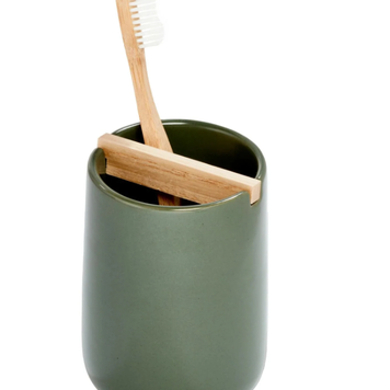 INTERDESIGN Porte brosse à dent éco vert moss