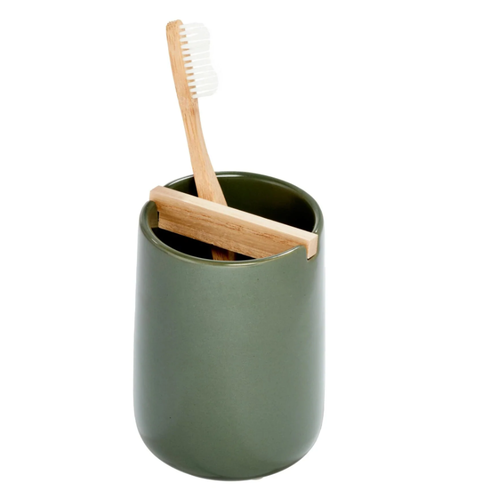 INTERDESIGN PORTE BROSSE A DENT ECO VERT MOSS INTERDESIGN PORTE BROSSE A DENT ECO VERT MOSS
