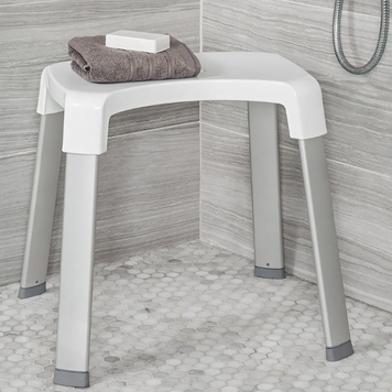 BETTER LIVING BANC DE DOUCHE SMART BLANC/ALUMINIUM