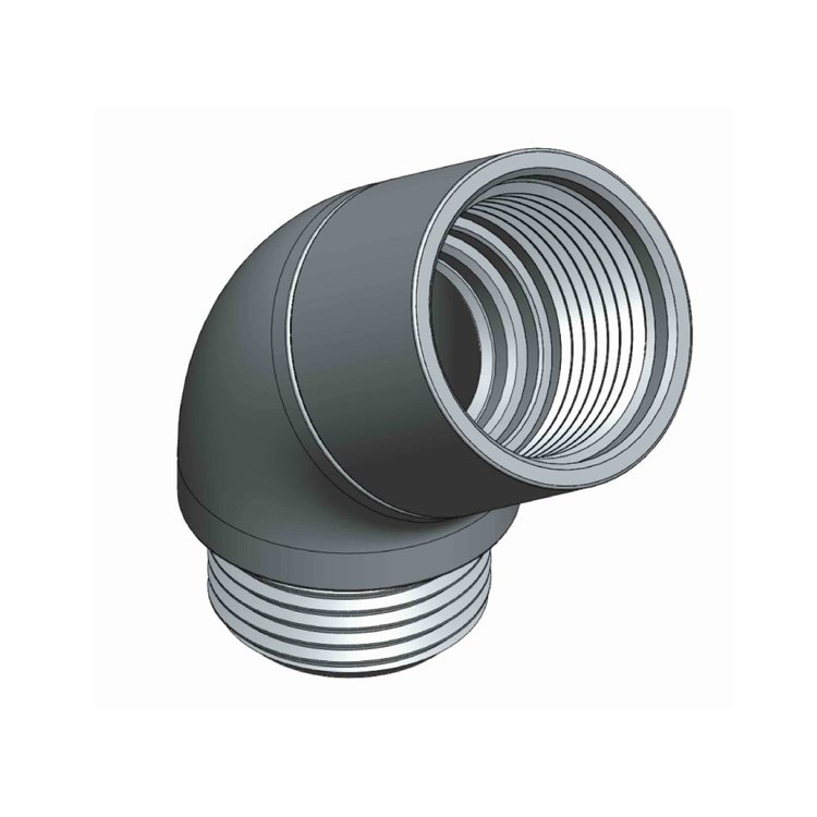 TENZO Coude de douchette chrome