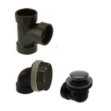 WATCO Drain pression pour bain abs noir