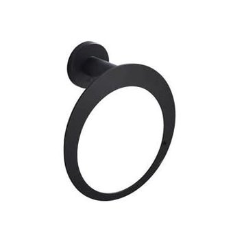 IMPÉRIAL Anneau à serviette mural circa noir mat