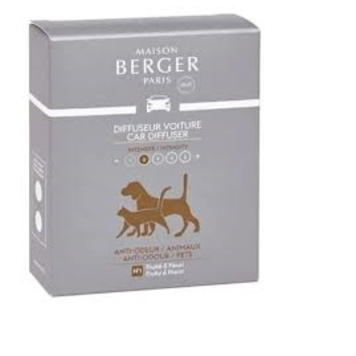 BERGER PARIS RECH.  AUTO 2x ANTI-ODEURS ANIMAUX