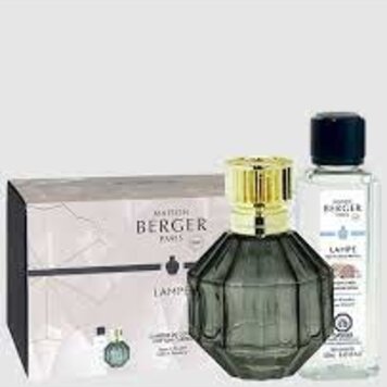 BERGER PARIS Lampe facette noire+ parfum inclus boite