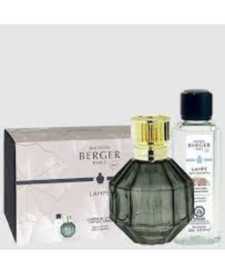 BERGER PARIS Lampe facette noire+ parfum inclus boite