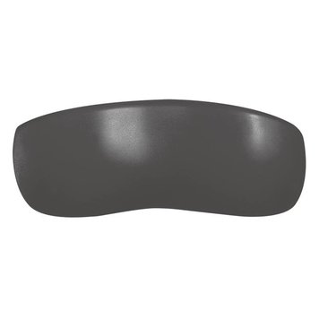 ZITTA Coussin de bain oval noir