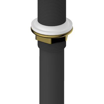 TENZO PRO Drain de lavabo a pression sans trop-plein grillage noir