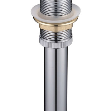 TENZO PRO DRAIN LAVABO POP-UP A PRESSION SANS TROP-PLEIN GRILLAGE CHROME